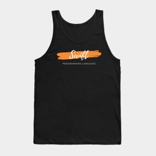 Swift Programming Language Paint Smear Tank Top